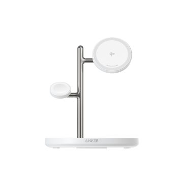 Anker Mobile Charger Maggo Stand 15W Magnetic White B25M3321