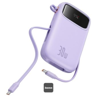 Baseus QPow 2 Powerbank 10000mAh 2 x USB-C Purple P10055008513-00