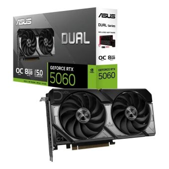 Asus GeForce RTX 5060 Dual OC 8GB GDDR7 Black DUAL-RTX5060-O8G