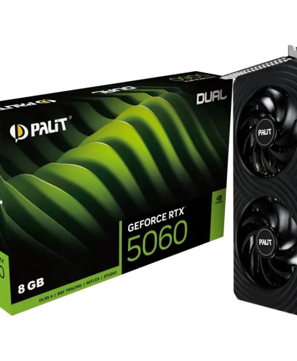 Palit GeForce RTX 5060 Dual 8GB GDDR7 Black NE75060019P1-GB2063D