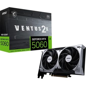 MSI GeForce RTX 5060 Ventus 2X OC 8GB GDDR7 Black V537-002R