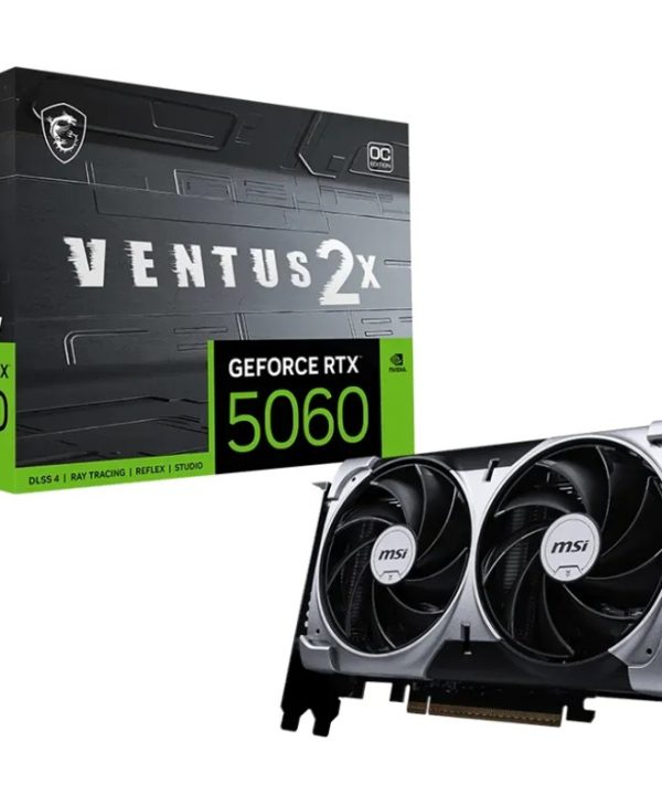 MSI GeForce RTX 5060 Ventus 2X OC 8GB GDDR7 Black V537-002R