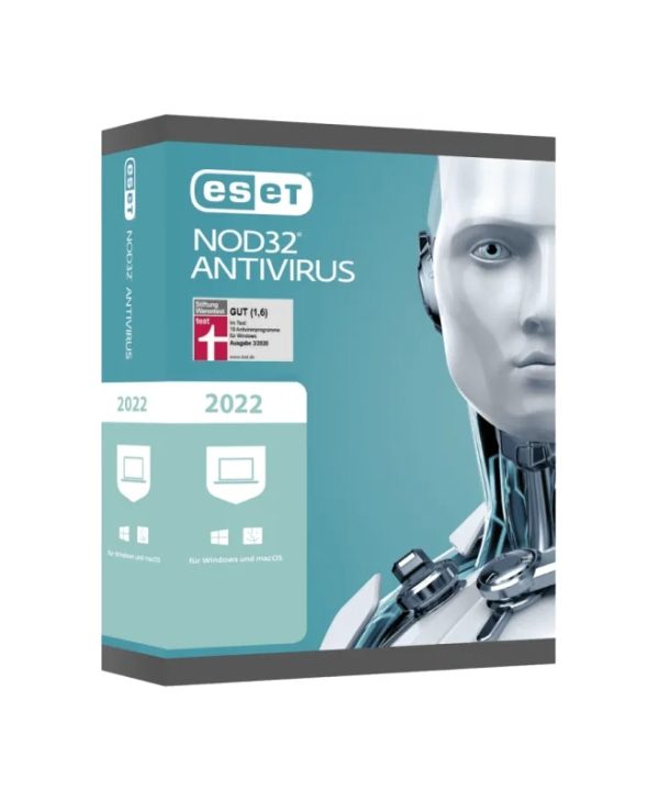 ESET NOD32 Anti-Virus Home Edition 2022 5 Devices – 1 Year EAV-N1A5-VAKT