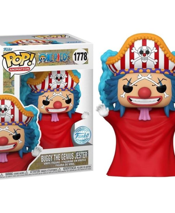 Funko Pop! Animation: One Piece - Buggy The Genius Jester (Special Edition) #1778 Vinyl Figure