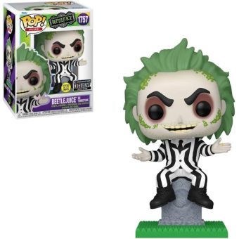 Funko Pop! Plus: Beetlejuice on Tombstone (Special Edition) #1757 Vinyl Figure