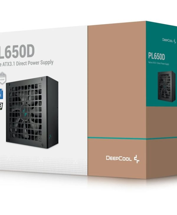 DeepCool PL-D Series 650W 12cm Non-Modular 80+ Bronze PCIe 5.1 Black R-PL650D-FC0B-EU-V2