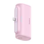 Baseus Compact Built in Lightning Powerbank 5000mAh 20W Pink P10068307413-00 - Image 2
