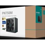 DeepCool PN-M Series 750W 12cm Fan Full Modular 80+ Gold PCIe 5.1 Black R-PN750M-FC0B-JGEU