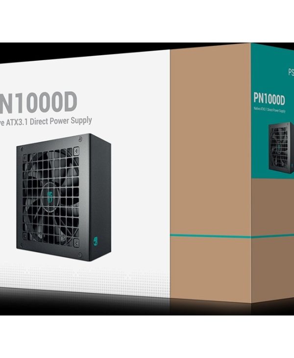 DeepCool PN-D Series 1000W 12cm Fan Non-Modular 80+ Gold PCIe 5.1 Black R-PNA00D-FC0B-JGEU-V2
