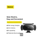 Baseus Steel Cannon Pro Solar Powered Car Mount with Built-in Battery Charger Black SUGP010001 - Image 6