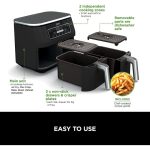 Ninja Air Fryer Dual Zonel 7.6L 2470W Black AF300EUR - Image 12