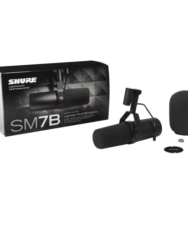 Shure Studio microphone Swivel Mount XLR 150 oHm Black SM7B