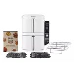 Ninja Double Air Fryer 9.5lt White SL400EUWH - Image 8