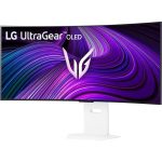 LG UltraGear 38.5" UWQHD OLED 240Hz 0.03ms Curved Gaming Monitor White 39GX90SA-W - Image 3