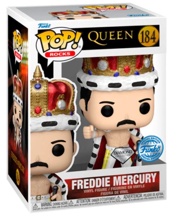 Funko Pop! Rocks: Queen - Freddie Mercury, Special Edition Exclusive #184