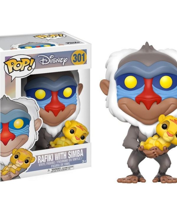 Funko Pop! Animation: The Lion King - Rafiki with Simba #301