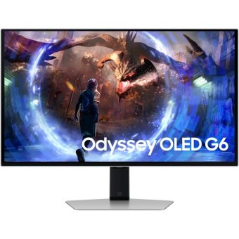 Samsung Odyssey G6 G60D 27" WQHD OLED 360Hz 0.03ms Gaming Monitor Black LS27DG600SUXEN