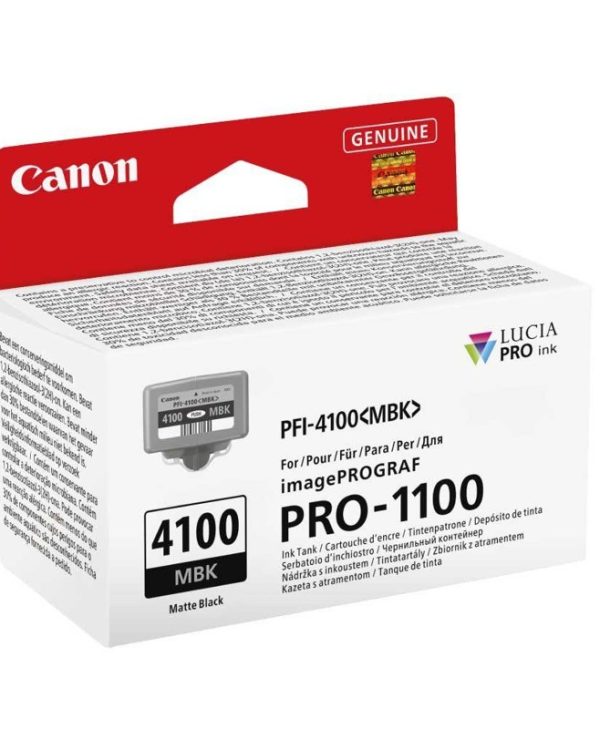 Canon Ink PFI-4100MBK 80ml Matte Black 6776C001