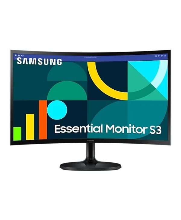 Samsung Essential S3 S36GD 24" FHD VA 100Hz Curved Monitor Black LS24D364GAUXEN