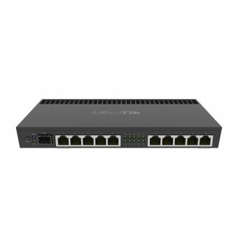 MikroTik 10-Port + 1 SFP+ Gigabit Router Rack Mounted 1U Black RB4011iGS+RM