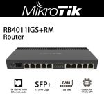 MikroTik 10-Port + 1 SFP+ Gigabit Router Rack Mounted 1U Black RB4011iGS+RM - Image 7