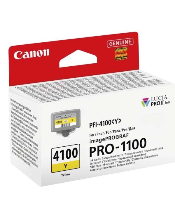 Canon Ink PFI-4100Y 80ml Yellow 6780C001