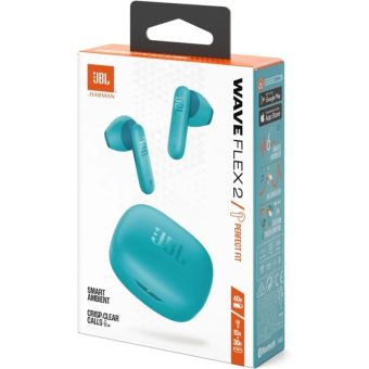 JBL Wave Flex 2 True Wireless In-Ear Headphones IP54 Smart Ambient Blue JBLWFLEX2BLU