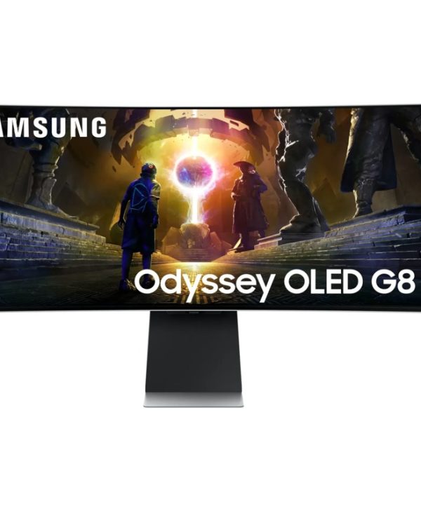 Samsung Odyssey G8 G85SD 34" UWQHD OLED 175Hz 0.03ms Curved Gaming Monitor Silver LS34DG850SUXDU