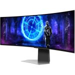 Samsung Odyssey G9 G95SD 49" DQHD OLED 240hz 0.03ms Curved Gaming Monitor Silver LS49DG950SUXEN - Image 2