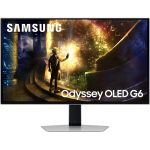 Samsung Odyssey G6 G61SD 27" WQHD OLED 240Hz 0.03ms Gaming Monitor Silver LS27DG610SUXEN