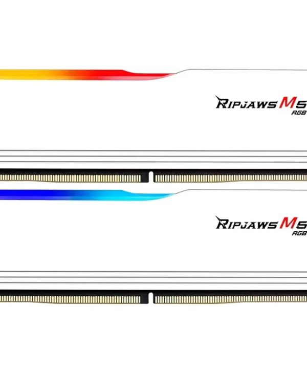 G.Skill Ripjaws M5 RGB 64GB (2x32GB) DDR5 6000MT/S CL32 White F5-6000J3238G32GX2-RM5RW