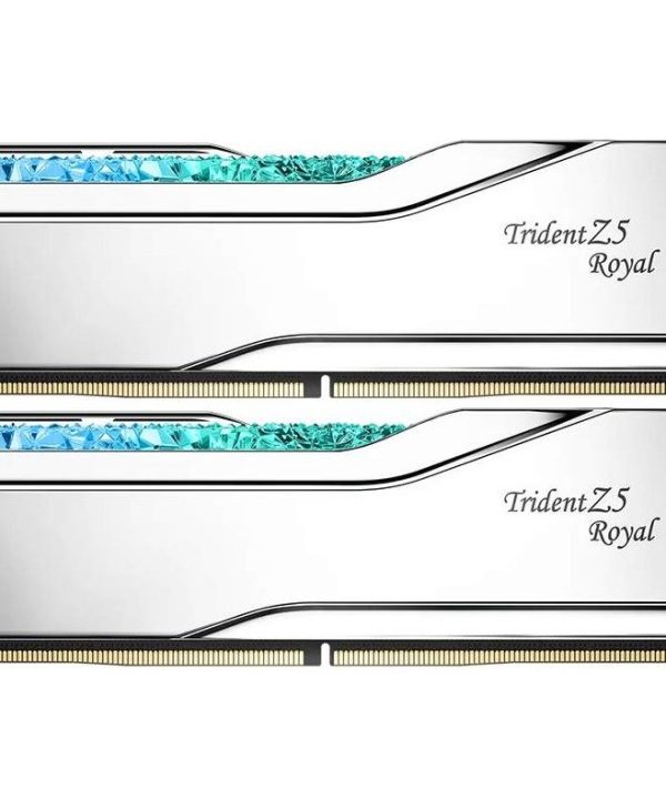 G.Skill Trident Z5 Royal RGB 64GB (2x32GB) 6400MHz DDR5 Silver F5-6400J3239G32GX2-TR5S