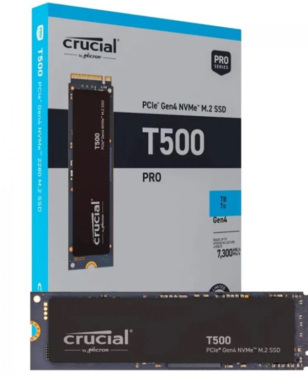 Crucial T500 4TB M.2 2280 NVMe PCIe Gen4.0 x4 CT4000T500SSD3
