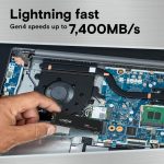 Crucial T500 4TB M.2 2280 NVMe PCIe Gen4.0 x4 CT4000T500SSD3 - Image 7