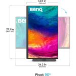 BenQ PD2706QN 27" WQHD IPS Design Monitor Black 9H.LNDLA.TBE - Image 3