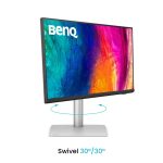 BenQ PD2730S 27" UHD+ IPS Design Monitor White 9H.LN7LA.TBE - Image 2