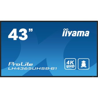 Iiyama ProLite LH4365UHSB-B1 43" UHD IPS Monitor Digital Signage Black LH4365UHSB-B1