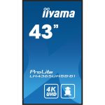 Iiyama ProLite LH4365UHSB-B1 43" UHD IPS Monitor Digital Signage Black LH4365UHSB-B1 - Image 2