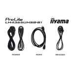 Iiyama ProLite LH4365UHSB-B1 43" UHD IPS Monitor Digital Signage Black LH4365UHSB-B1 - Image 14