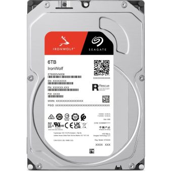 Seagate IronWolf NAS 6TB  3.5" SATA III 256MB Cache ST6000VN006