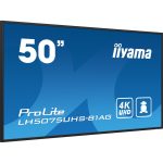 Iiyama ProLite LH5075UHS-B1AG 50" UHD IPS Monitor Singage Black LH5075UHS-B1AG - Image 3
