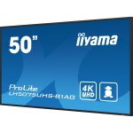 Iiyama ProLite LH5075UHS-B1AG 50" UHD IPS Monitor Singage Black LH5075UHS-B1AG - Image 4