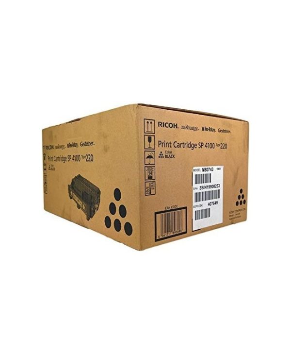 Ricoh 407649 Toner Cartridge Black 15K 294727