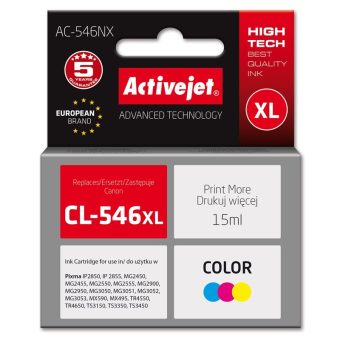 Activejet AC-546NX Ink for Canon CL-546XL Cyan/ Magenta/ Yellow 300 Pgs