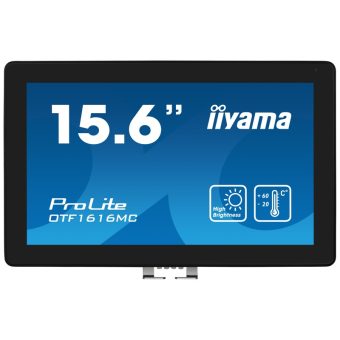 Iiyama OTF1616MC-B1 15.6" HD IPS Touch Monitor Signage Black OTF1616MC-B1