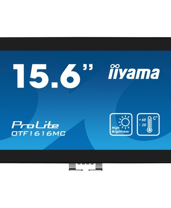 Iiyama OTF1616MC-B1 15.6" HD IPS Touch Monitor Signage Black OTF1616MC-B1