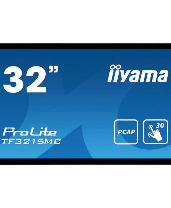 Iiyama TF3215MC-B2 32" HD IPS Touch Monitor Signage Black TF3215MC-B2