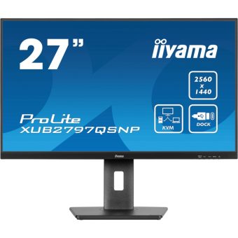 Iiyama ProLite XUB2797QSNP-B1 27" WQHD IPS Monitor Signage Black XUB2797QSNP-B1