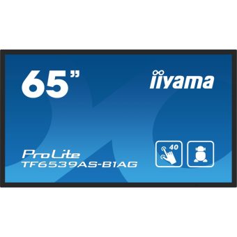IIYAMA Prolite TF6539AS-B1AG 65" UHD IPS Touch Monitor Signage Black TF6539AS-B1AG