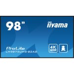 IIYAMA LH9875UHS-B2AG 98" UHD IPS Professional Digital Monitor Signage Black LH9875UHS-B2AG